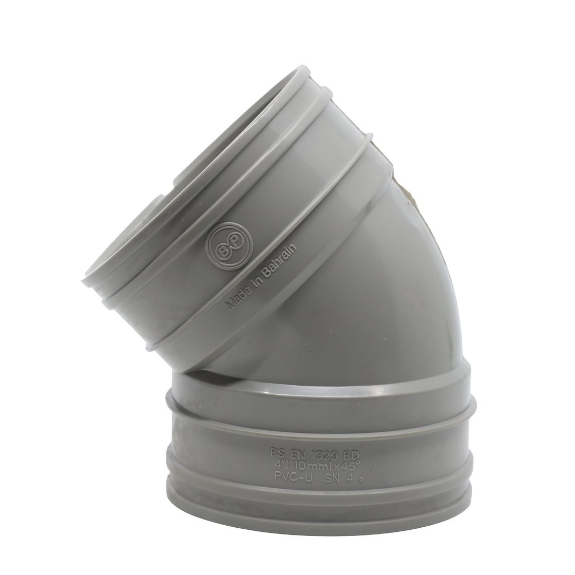 Buy UPVC ELBOW 45ºX4"- BPF Online | Construction Finishes | Qetaat.com